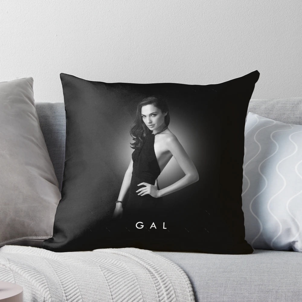 Gal Gadot Wonder Woman Pillow - Iconic Hollywood Celebrity Decor