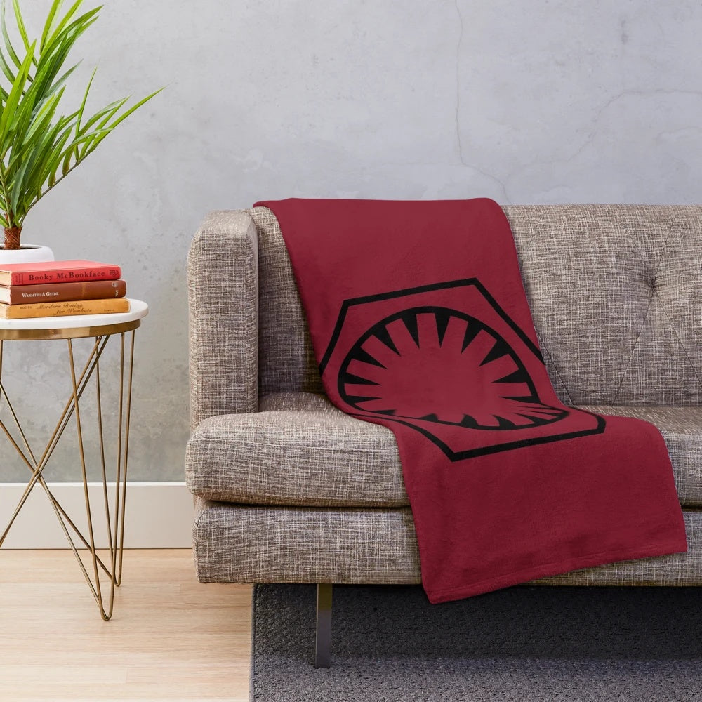 First Order logo plush blanket inspired by Star Wars