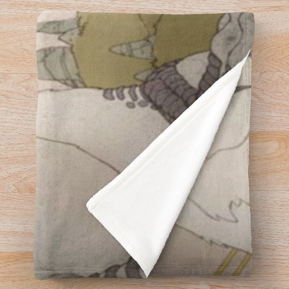 Galactic Mural Plush Blanket featuring iconic Star Wars characters