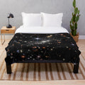 Plush blanket featuring the stunning imagery of James Webb's First Deep Field