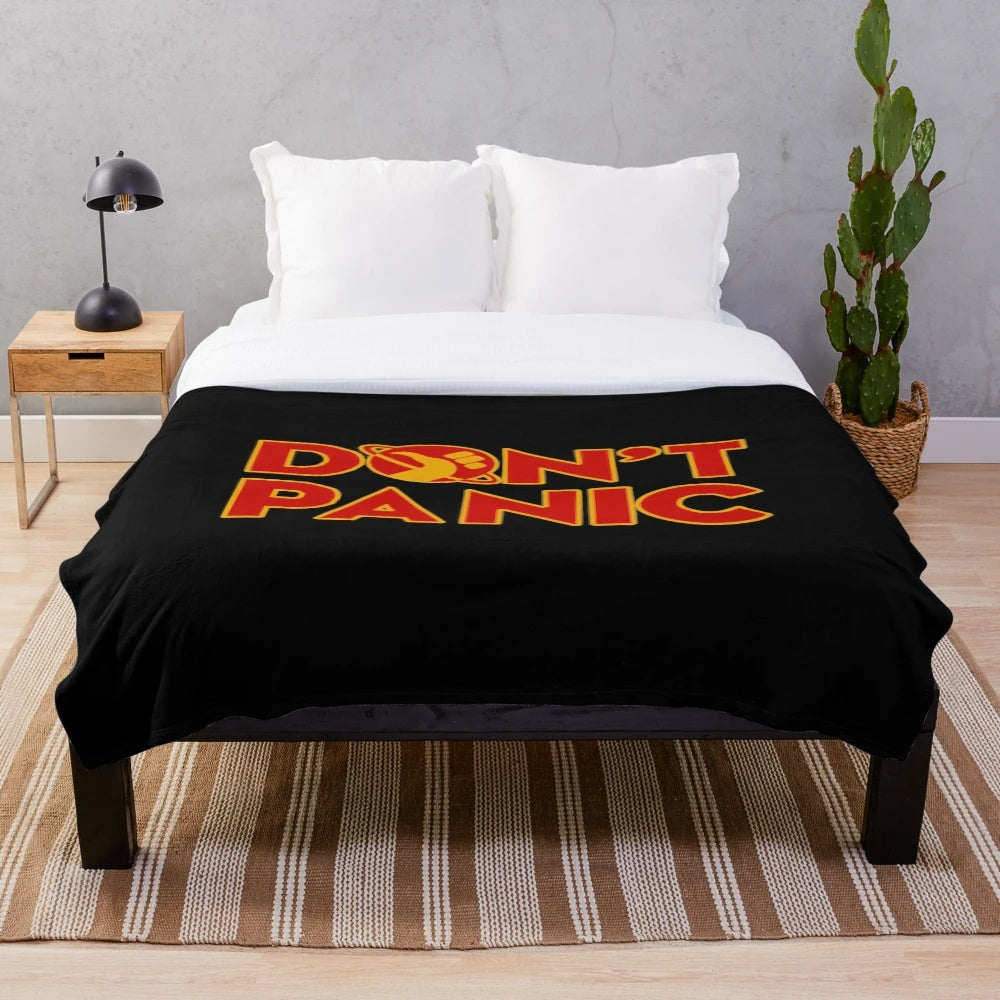 The Hitchhiker's Guide to the Galaxy inspired galaxy plush blanket