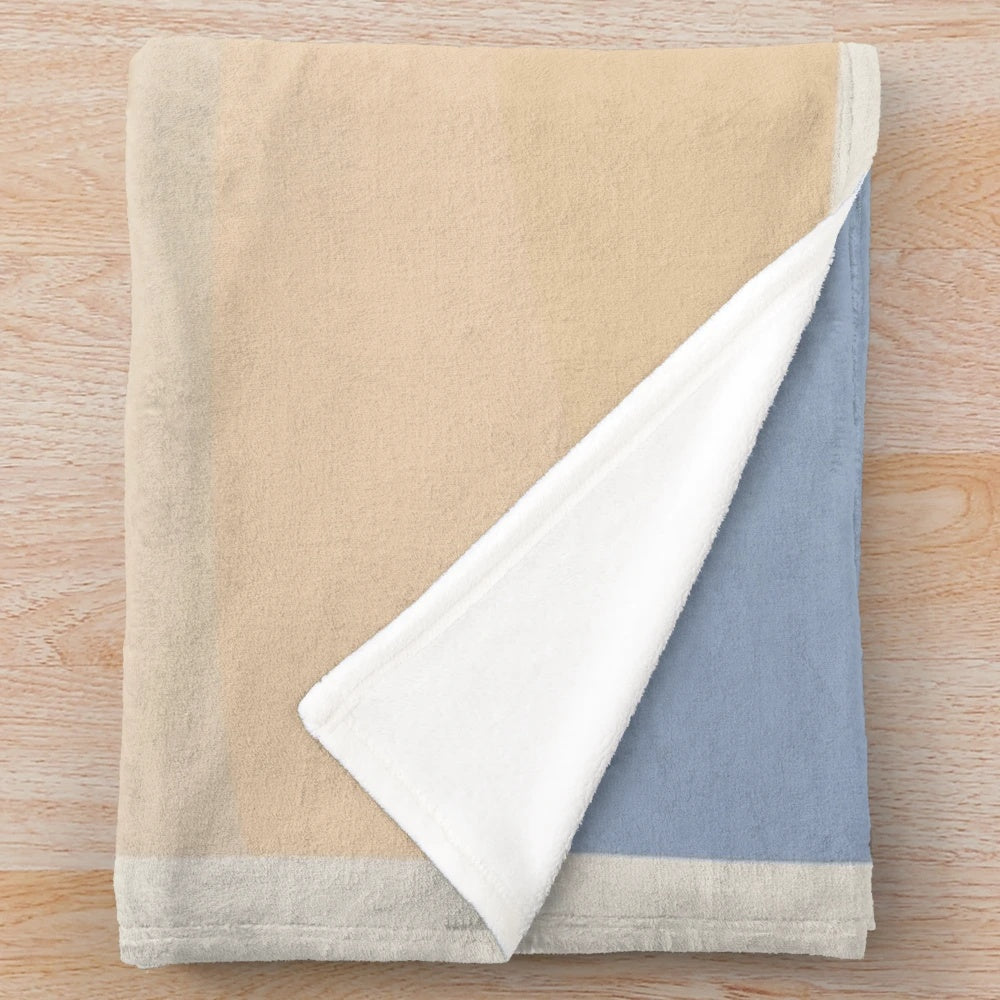 Tatooine inspired plush blanket with galaxy and desert design