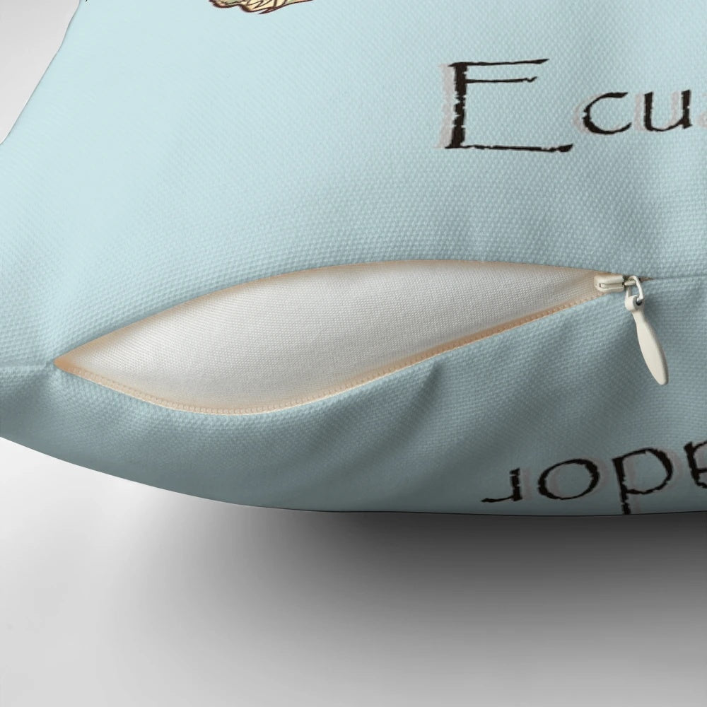 Galapagos Islands Map Pillow - Showcasing the Stunning Volcanic Landscape