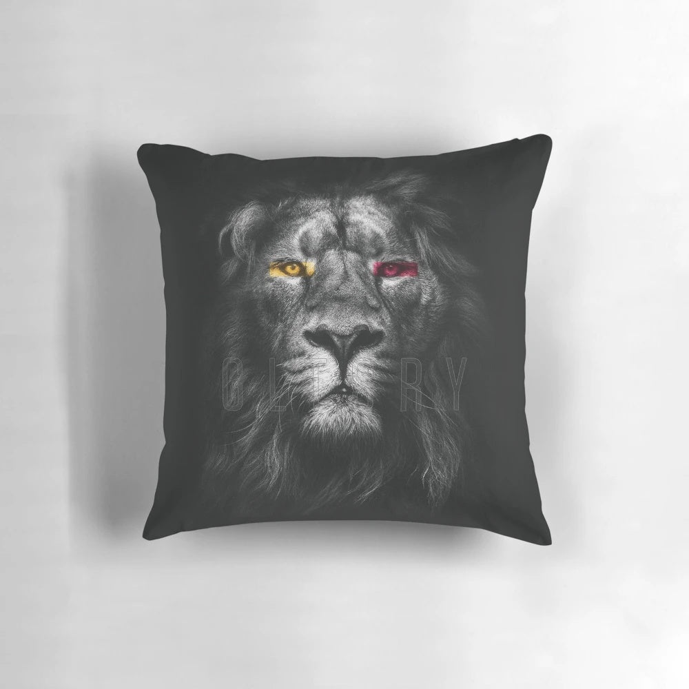 Galatasaray Aslan themed pillow for Turkish soccer fans