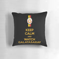 Vibrant Galatasaray football pillow featuring the team's iconic crest and colors