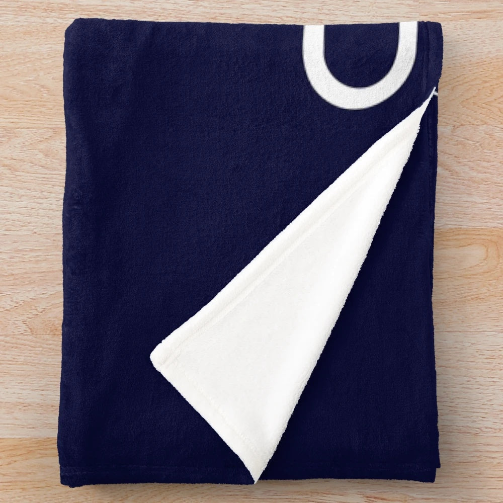 Orion constellation plush blanket with stars and celestial design
