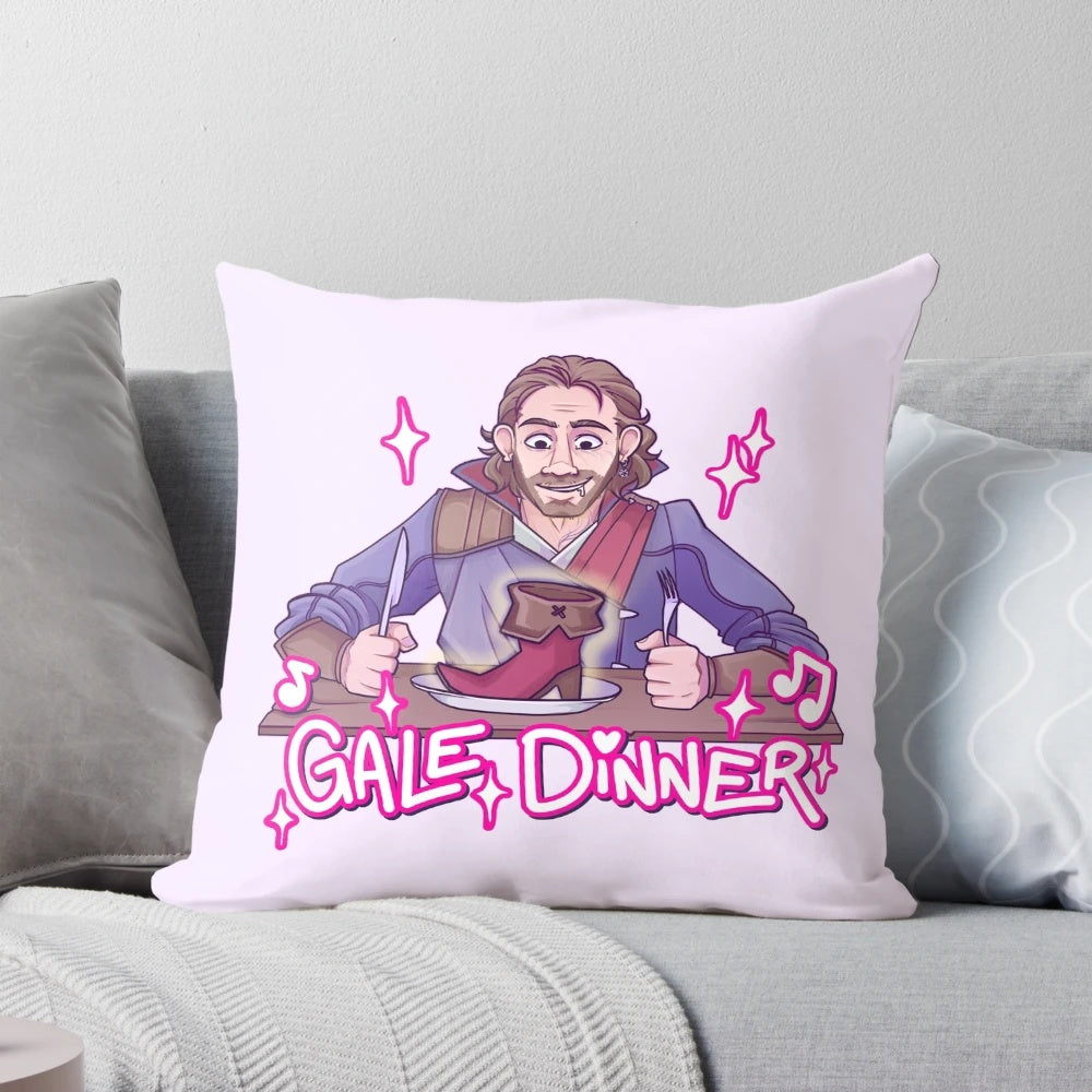 Gale Dinner Pillow - Cozy Baldur's Gate 3 and D&D-themed cushion