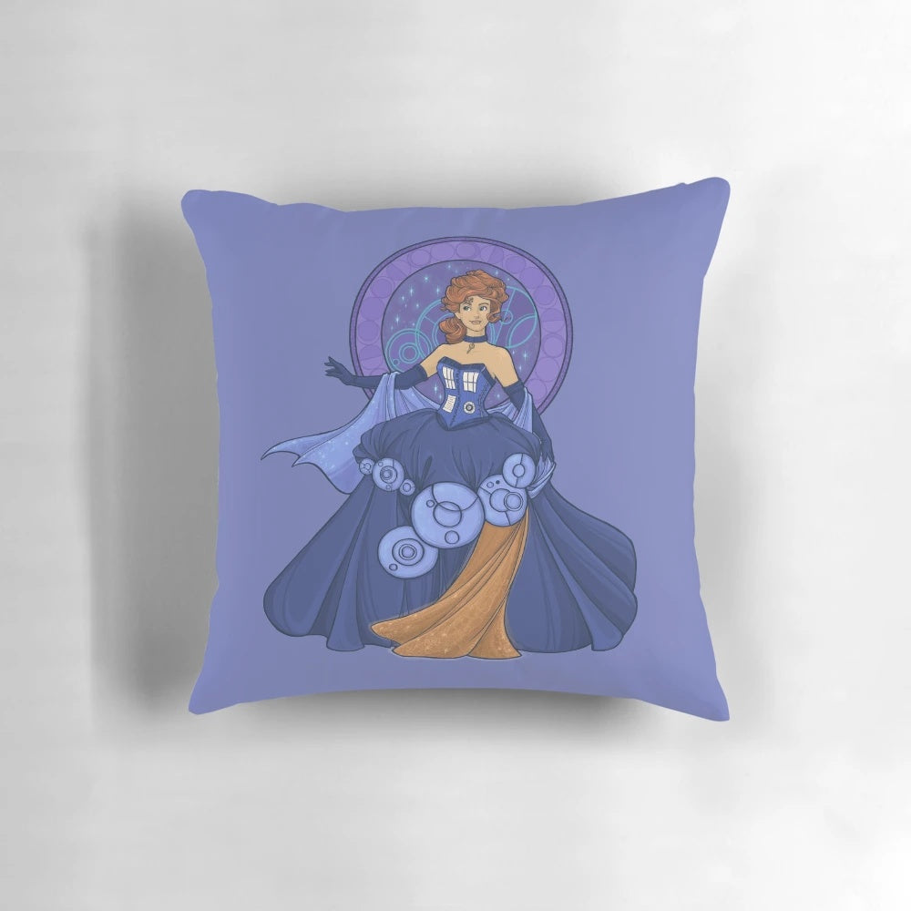 Gallifreyan Girl Doctor Who Inspired Decorative Pillow