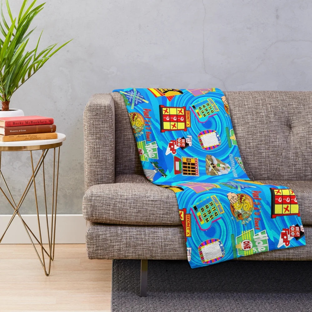 The Price is Right Inspired Plush Blanket for Game Show Fans