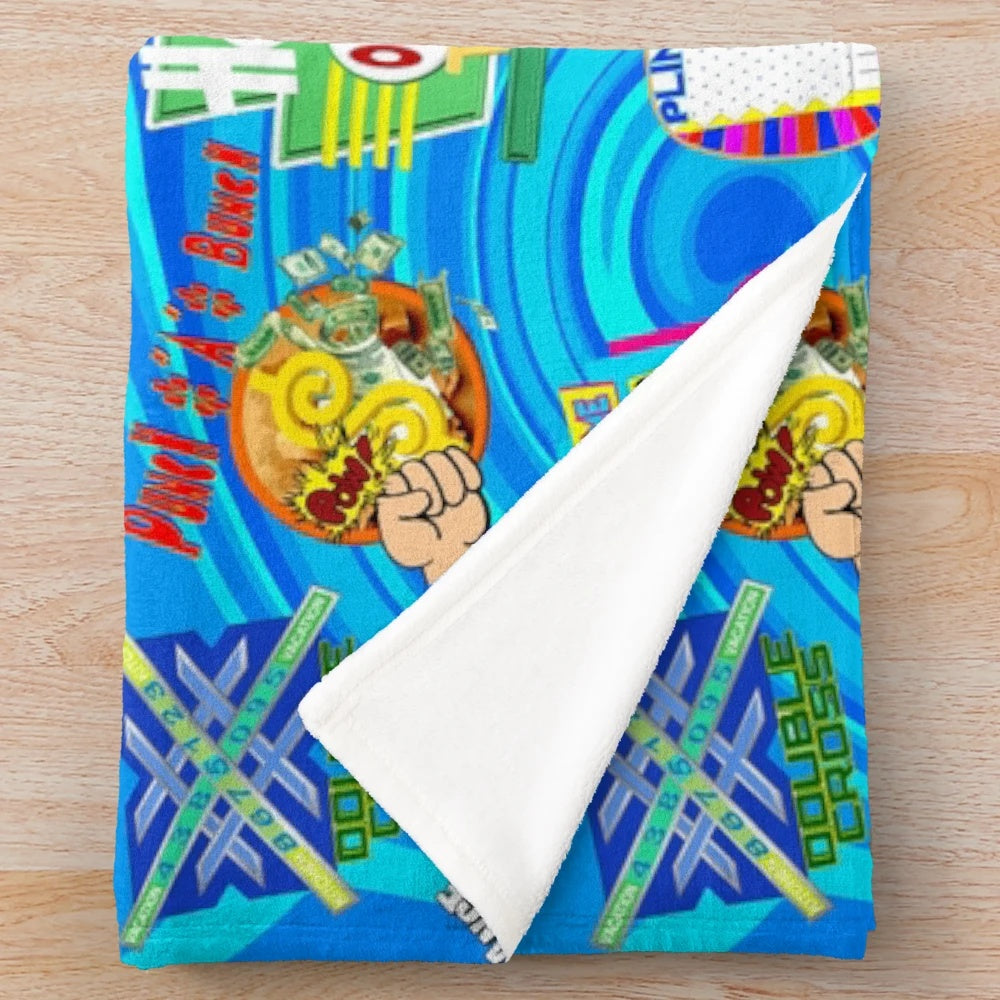 The Price is Right Inspired Plush Blanket for Game Show Fans