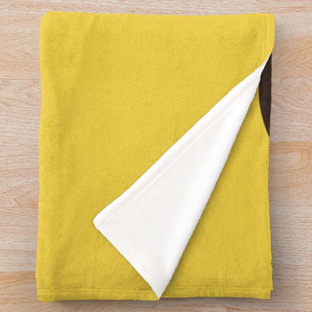 Peely-themed banana plush blanket for video game enthusiasts