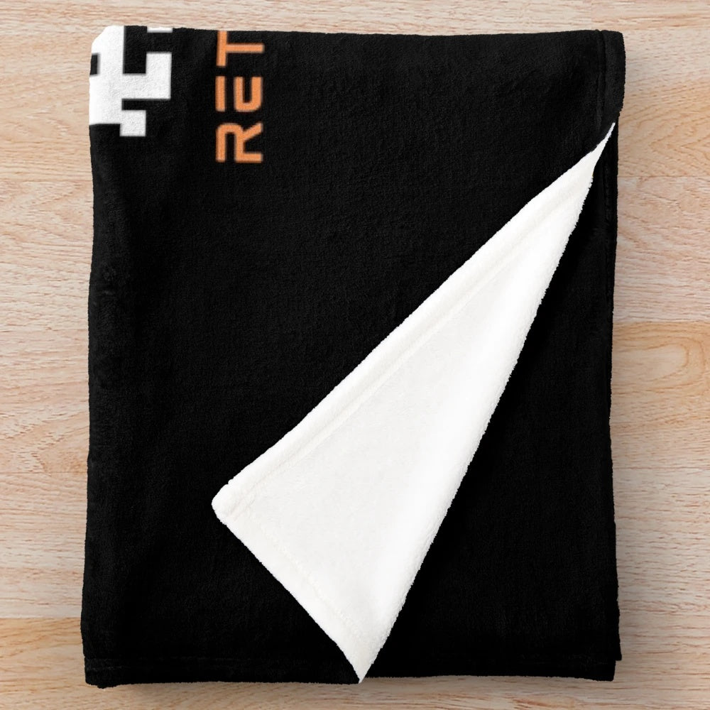 Gamer Plush Blanket featuring humorous gaming-themed design
