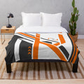 Cozy plush blanket with Asiimov inspired design for CSGO fans