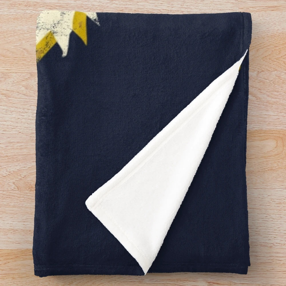 Monster Hunter-inspired Zinogre Kanji design plush blanket