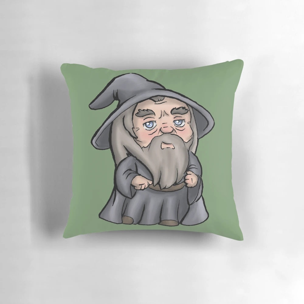 Gandalf the Grey Wizard Pillow - Soft, high-quality pillow inspired by the iconic character from The Lord of the Rings