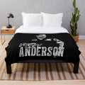 Gary Anderson inspired plush blanket featuring the Scottish darts champion