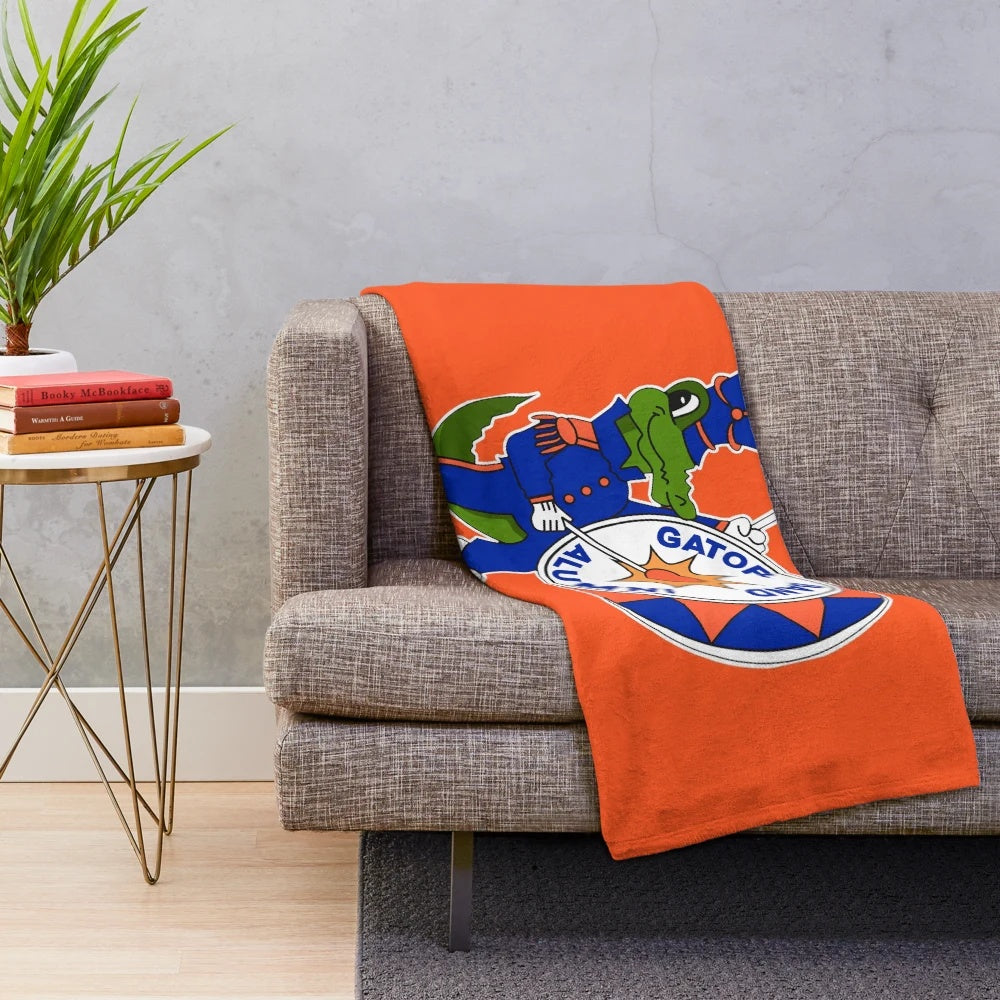 Gator Band Alumni Plush Blanket with Marching Band Logo
