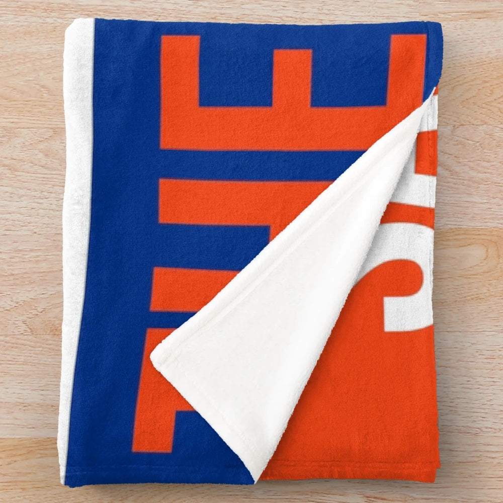 Gator plush blanket for college football fans