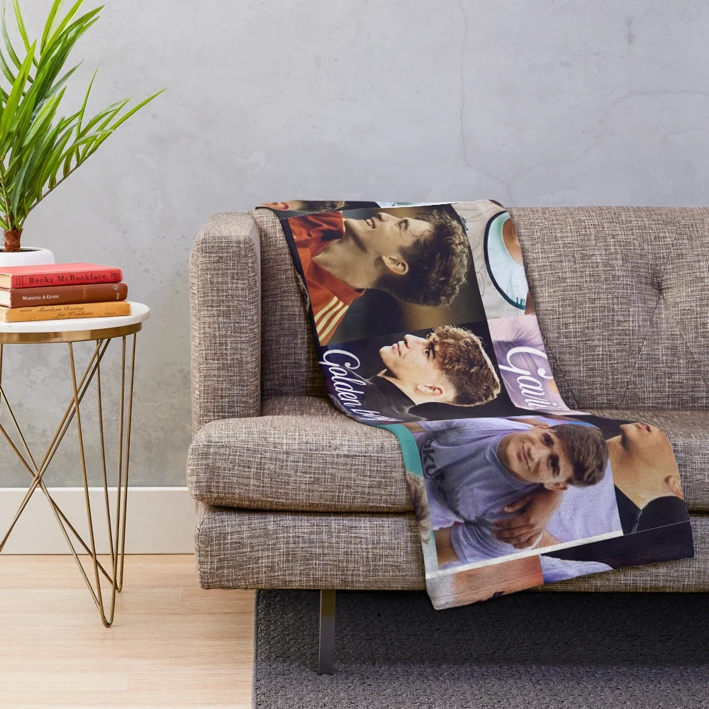 Gavi inspired plush blanket with soft, warm fabric and cute design