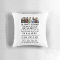 Gavin and Stacey themed pillow with characters from the popular TV show