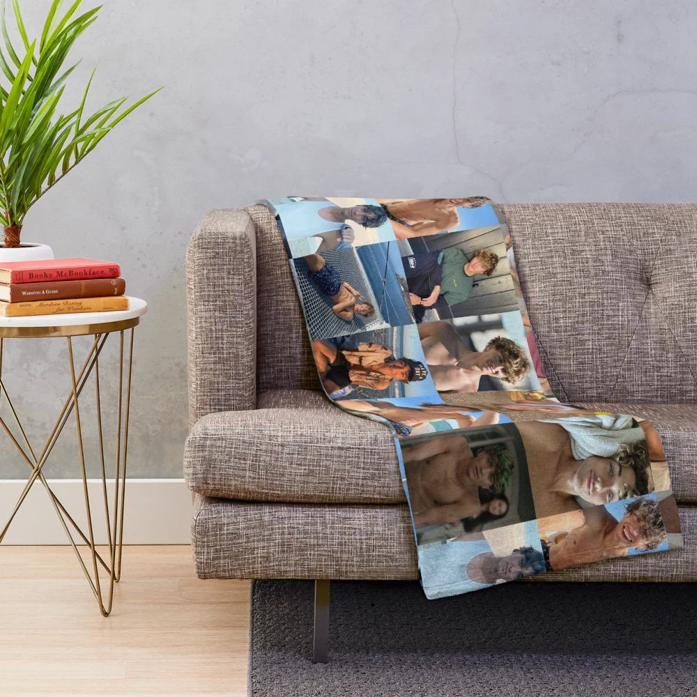 Gavin Casalegno inspired plush blanket