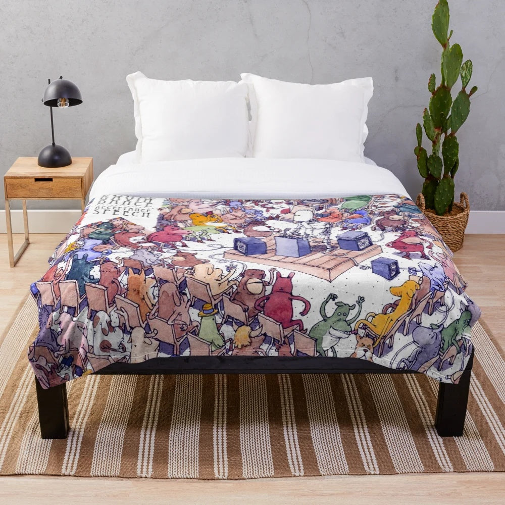 Gavin Dance Acceptance 2021 Themed Plush Blanket