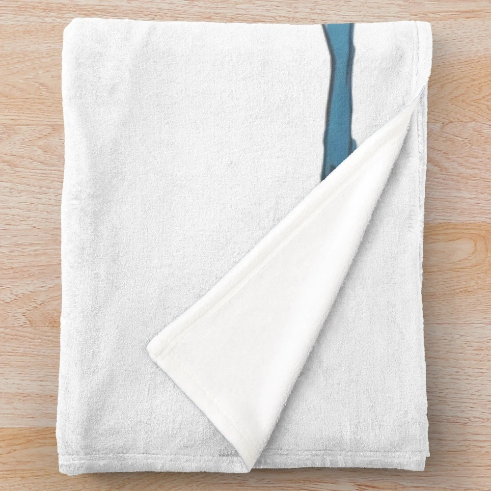 Gawr Gura Inspired Plush Blanket featuring the Hololive English Virtual Youtuber