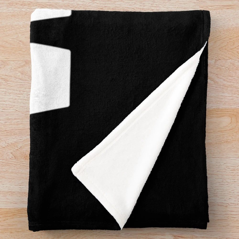 Plush blanket featuring Star Wars Mandalorian design by DopeyArt
