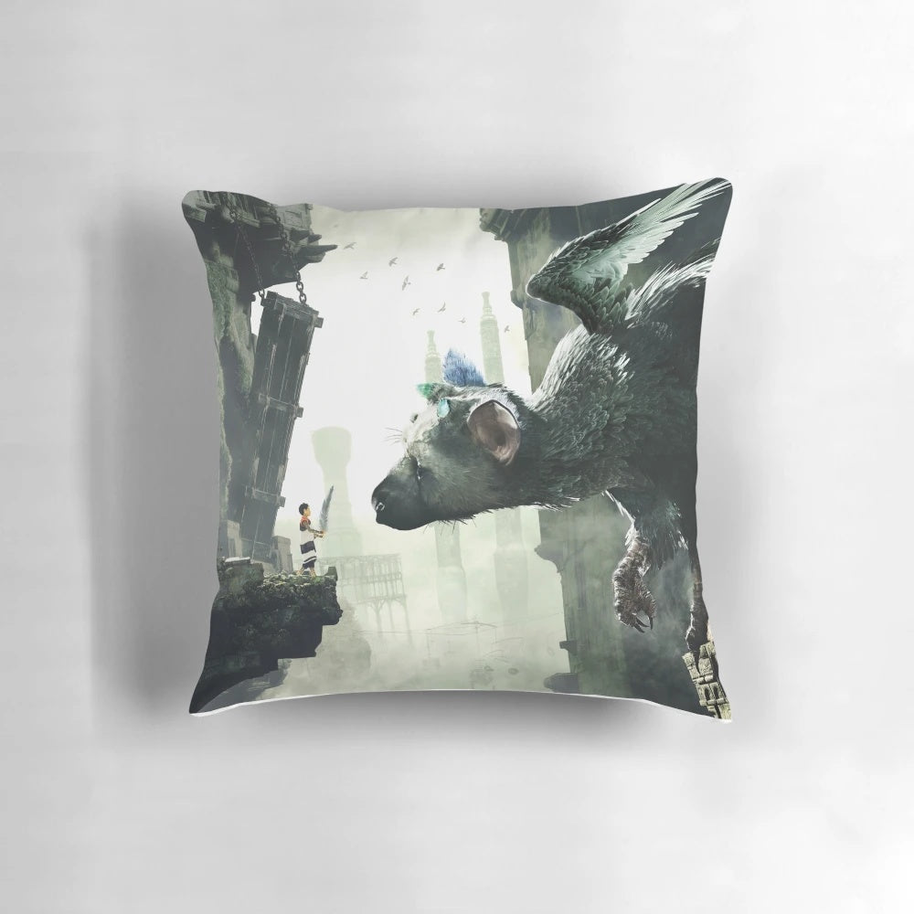The Last Guardian V.2 Pillow - Retro Gaming Inspired Home Decor