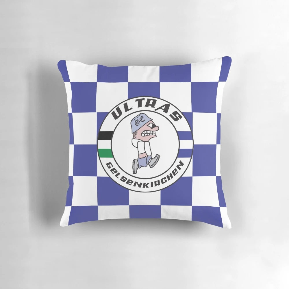 Gelsenkirchen Ultras-Inspired Soccer Pillow