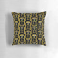 Gemini zodiac pillow with stars and constellation design