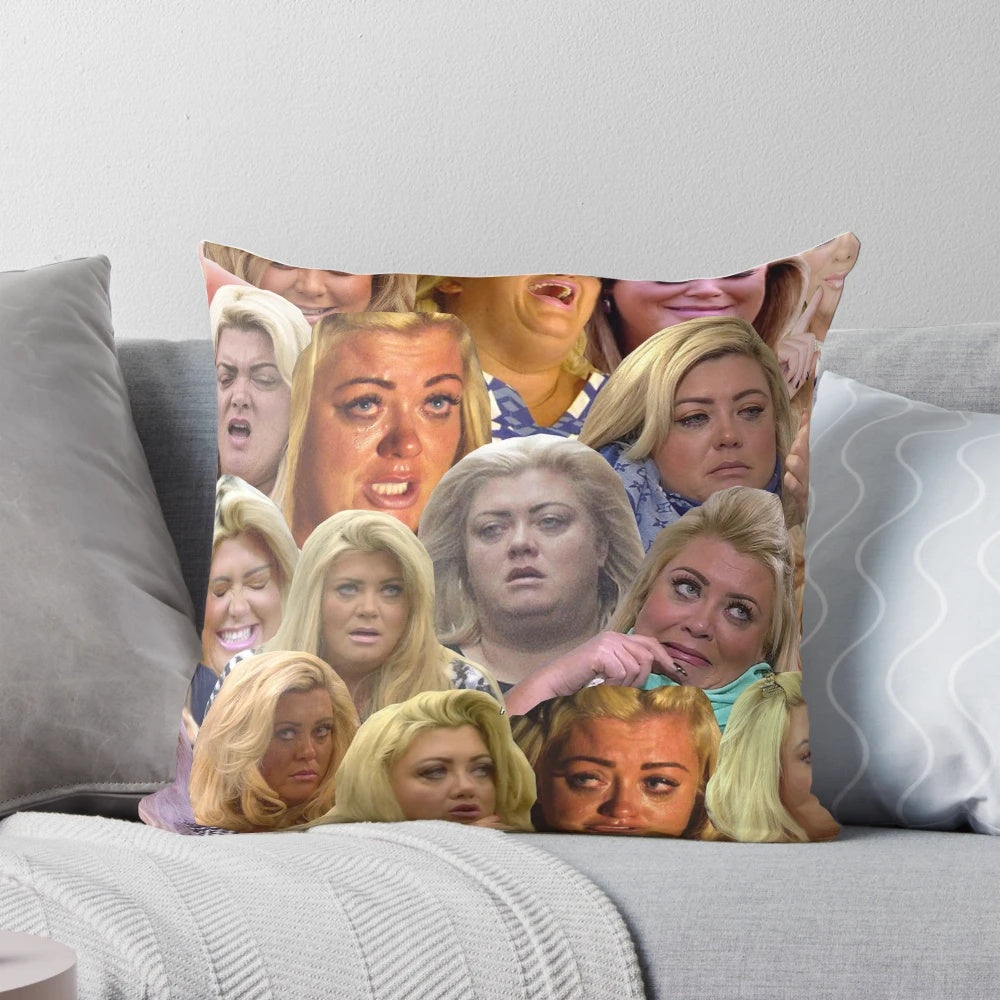 Gemma Collins Pillow Featuring the Iconic Reality TV Personality