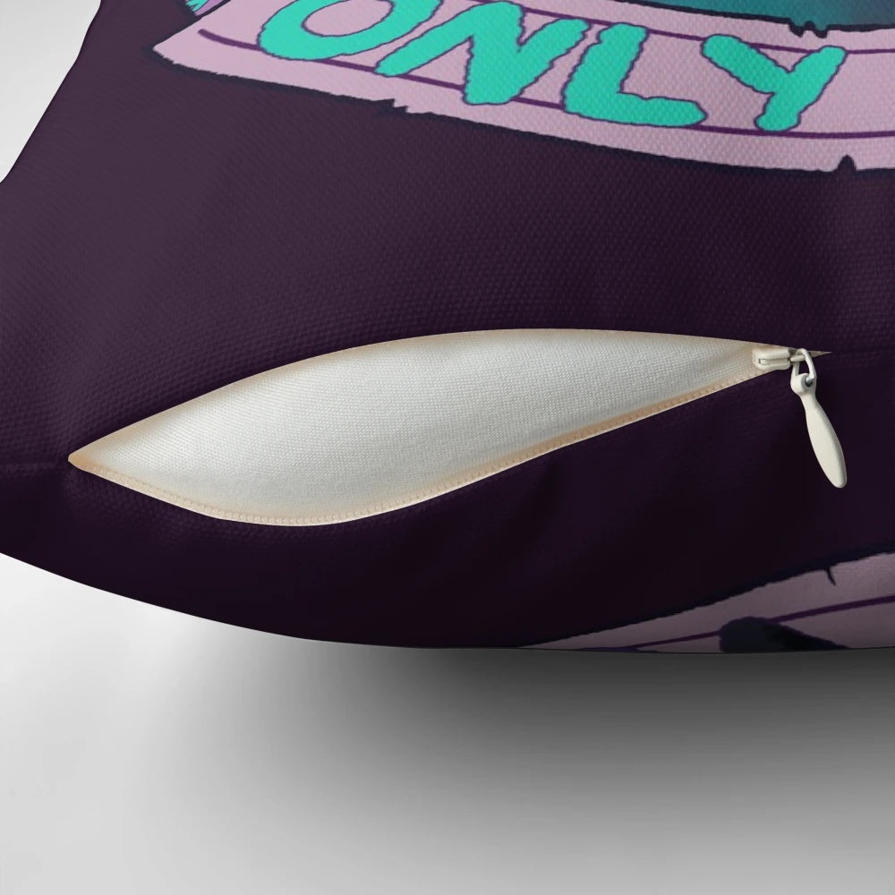 A soft, high-quality pillow with a minimalist design, perfect for those who identify as genderless, non-binary, or gender-fluid.