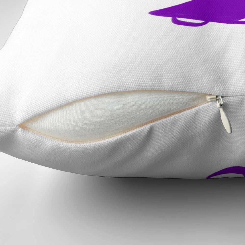 Soft, cozy Gengar-themed pillow with a skateboard design, perfect for anime and Pokemon fans.