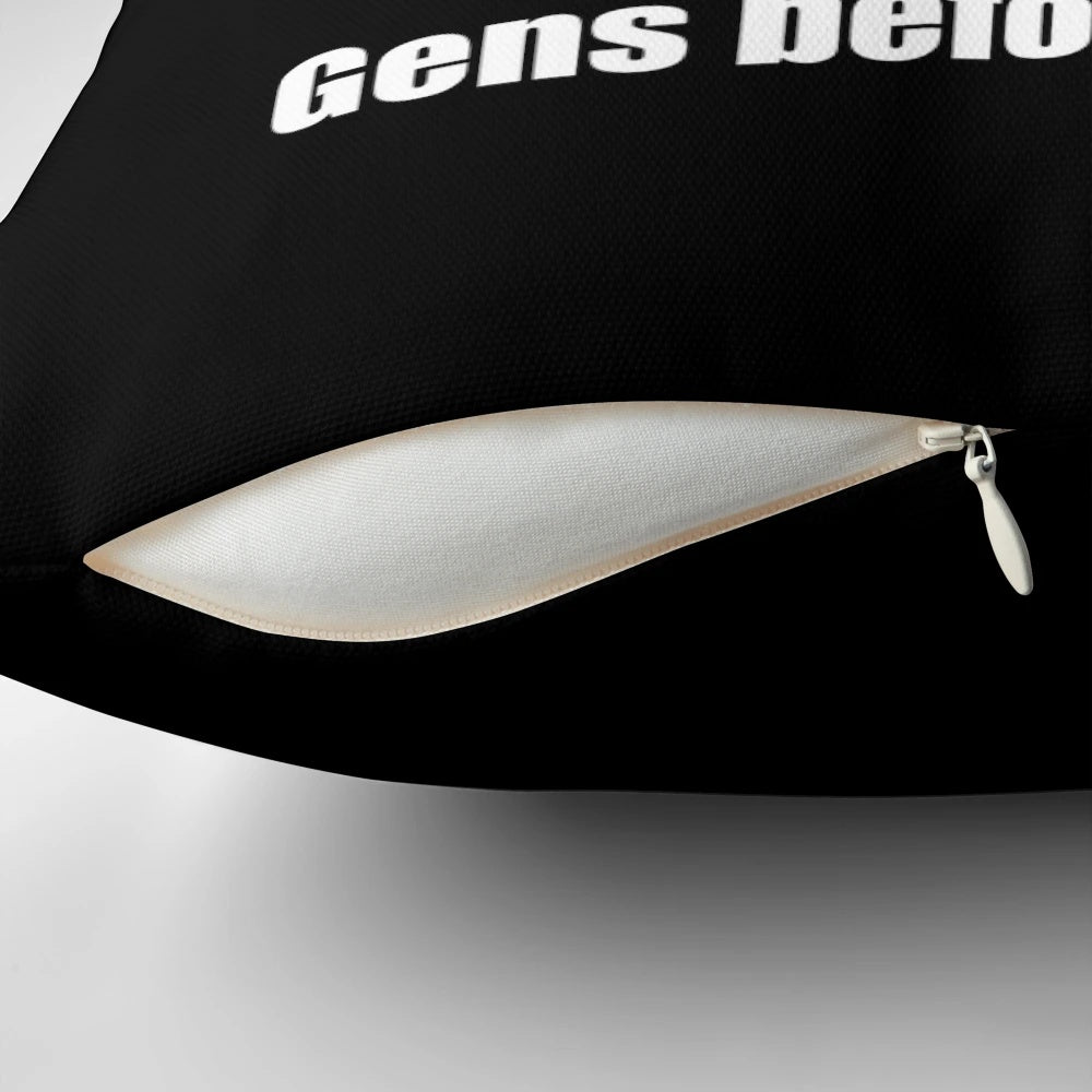 A cozy pillow featuring a Dead by Daylight generator design, perfect for gamers.