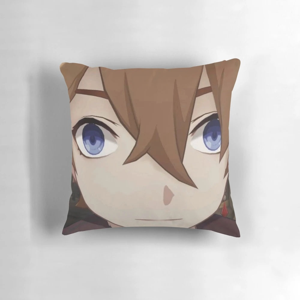 Genshin Impact Childe Pillow, featuring the popular character from the game