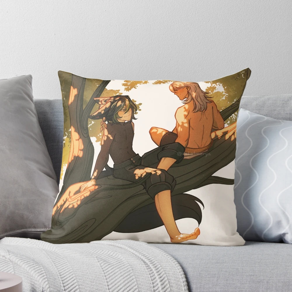 Genshin Impact Cynonari plush pillow, a soft and cuddly character merchandise item for fans of the game.