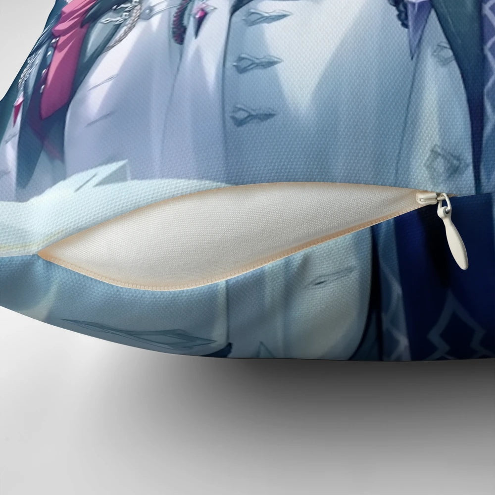 Genshin Impact Fatui Harbingers Pillow - Soft and Comfortable Cushion Featuring the Mysterious Fatui Harbingers from the Popular Game