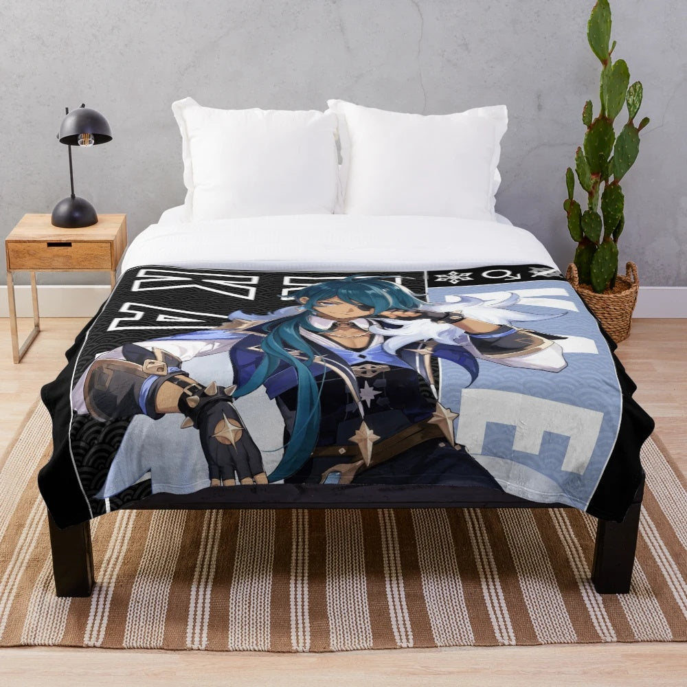 Genshin Impact Kaeya Plush Blanket