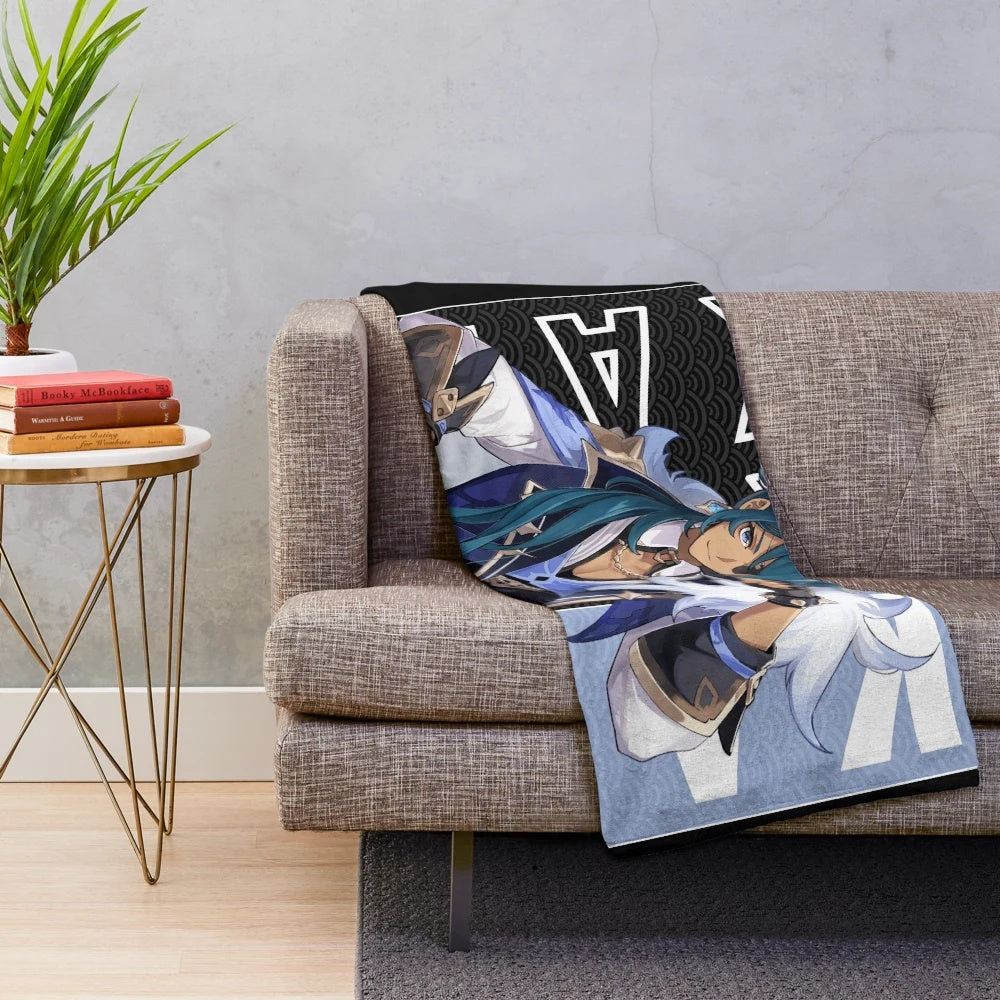 Genshin Impact Kaeya Plush Blanket