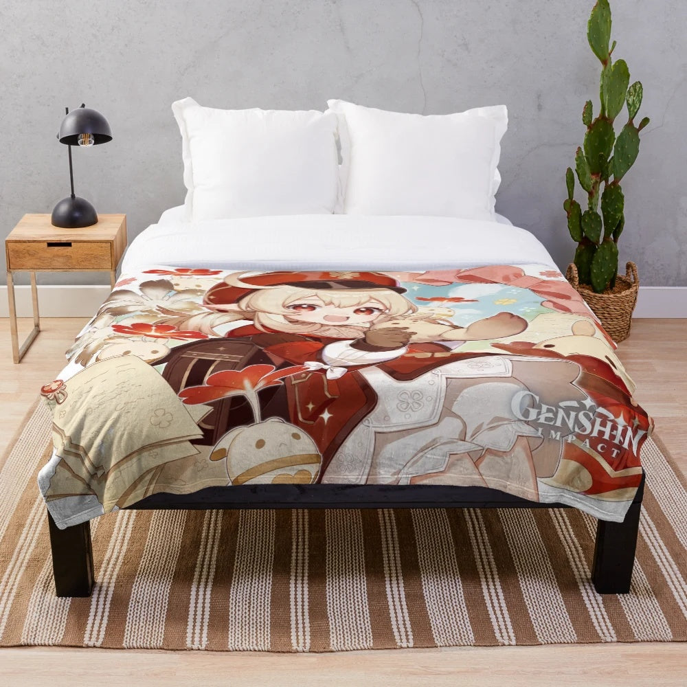 Genshin Impact Klee Plush Blanket