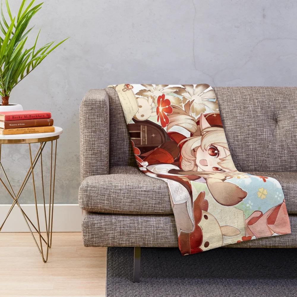 Genshin Impact Klee Plush Blanket