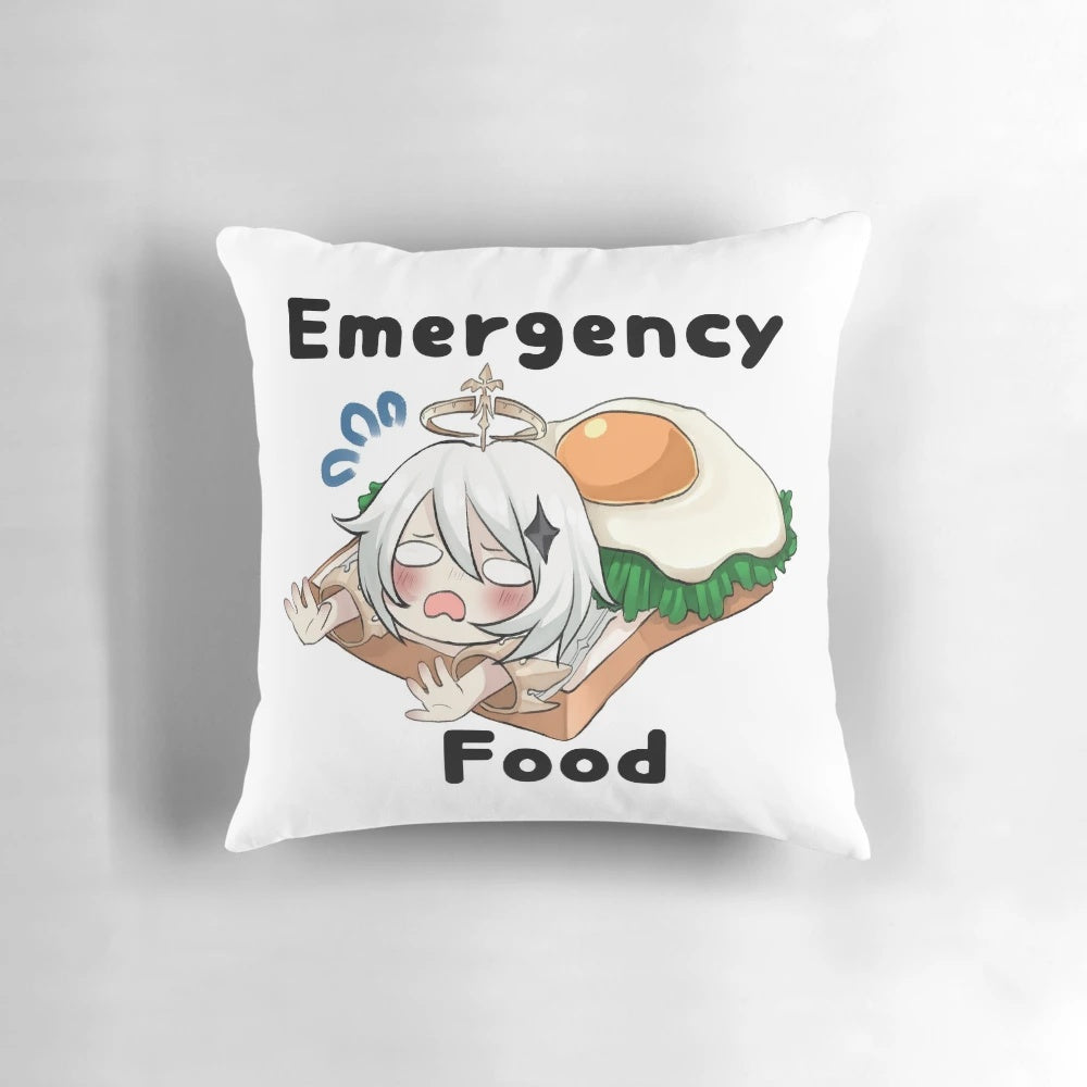 Genshin Impact Paimon Emergency Food Chibi Plush Pillow