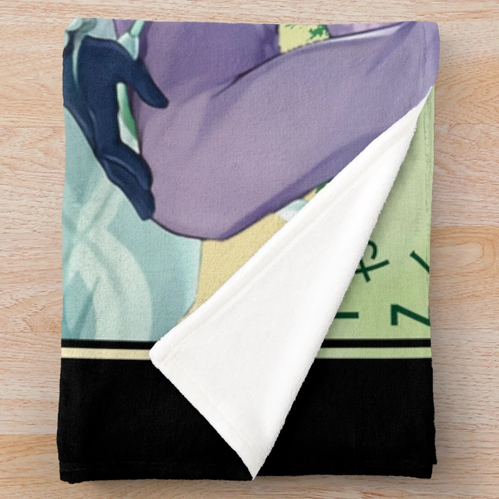 Genshin Impact Baizhu character plush blanket