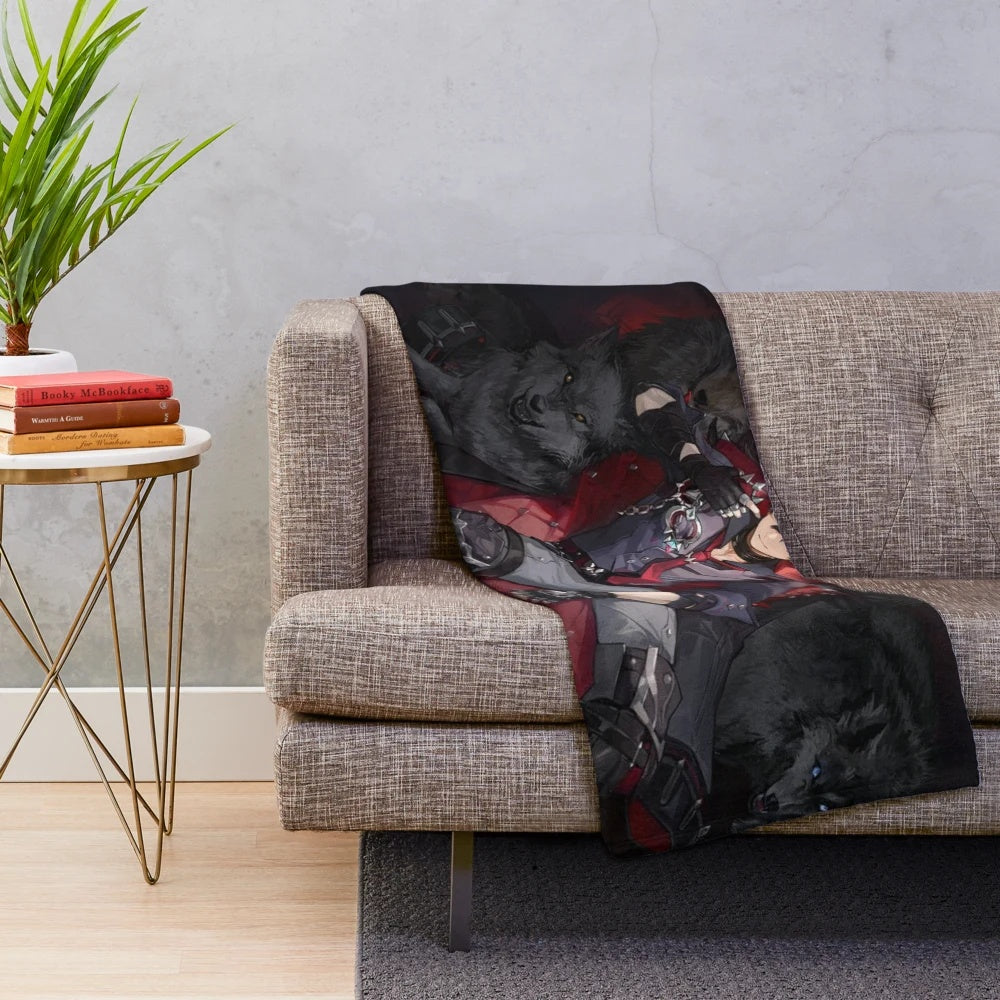 Genshin Impact Risley Plush Blanket