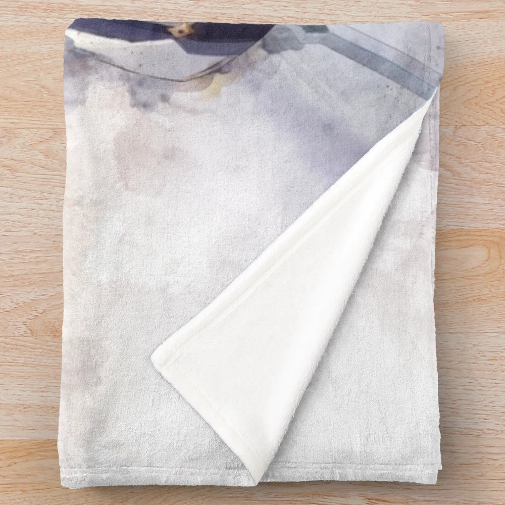 Genshin Impact Albedo Watercolor Plush Blanket