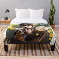 Genshin Impact Zhongli birthday plush blanket