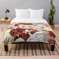Genshin Impact Klee birthday artwork inspired plush blanket