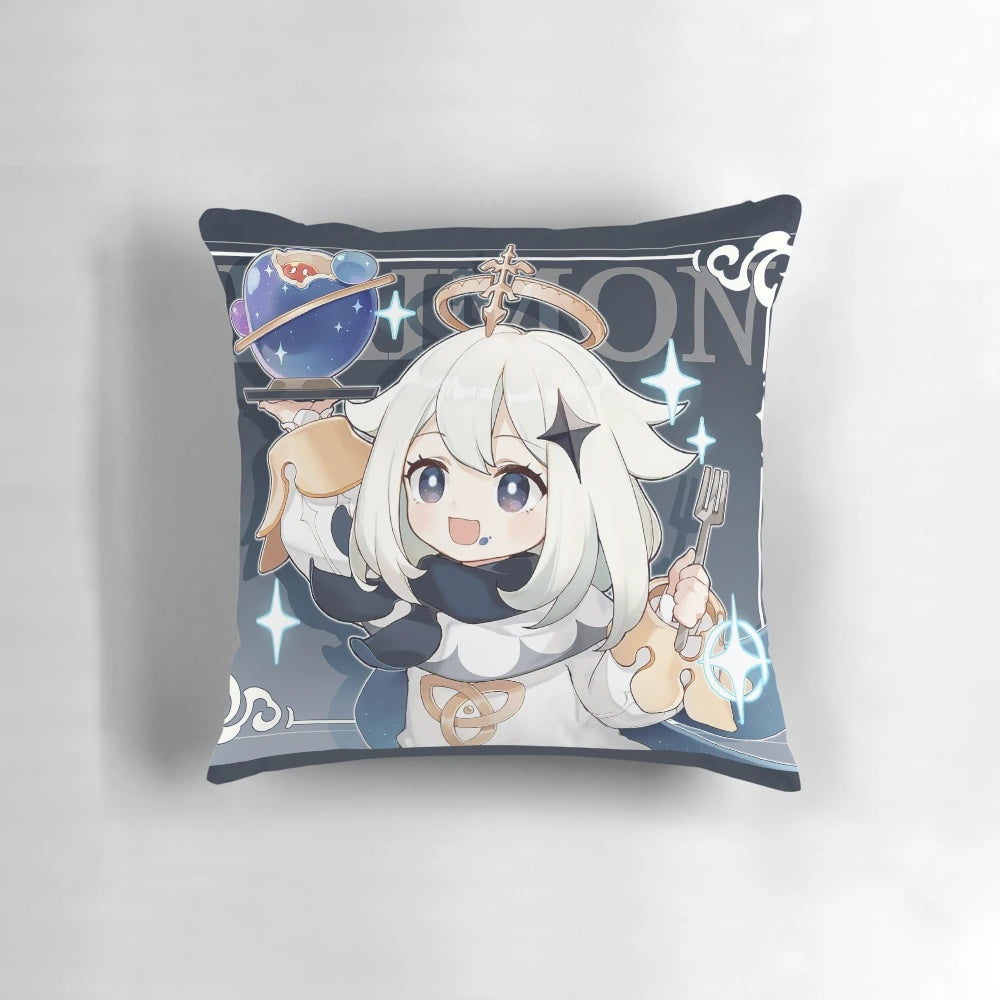Genshin Impact Paimon Birthday Artwork Pillow