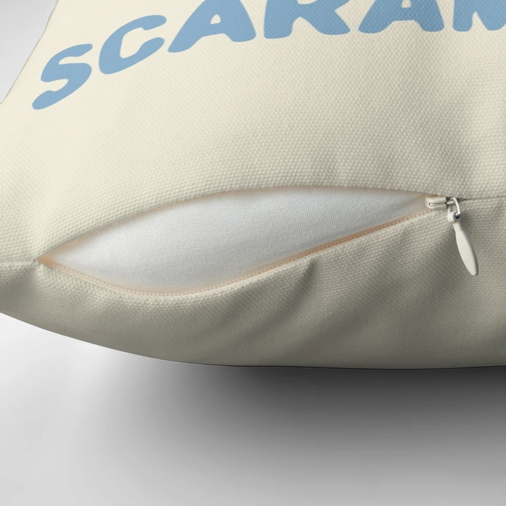 Genshin Impact Scaramouche "Wanderer" Chibi Pillow with Kawaii Head Text
